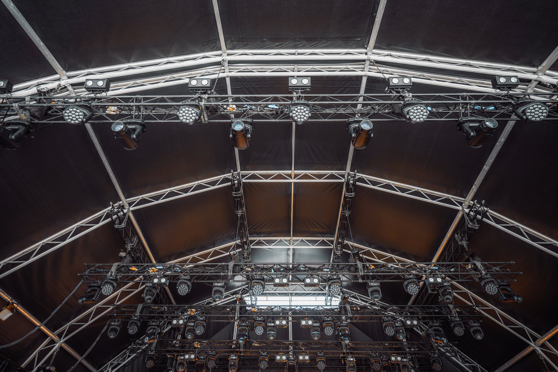 Concert stage lighting